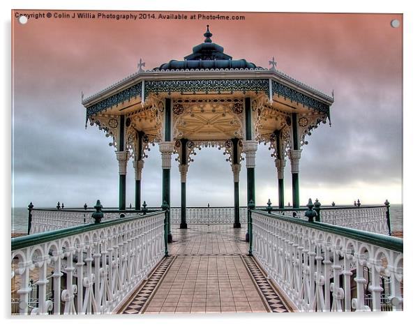  Brighton and Hove Bandstand - 1 Acrylic by Colin Williams Photography