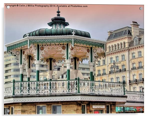  Brighton and Hove Bandstand - 2 Acrylic by Colin Williams Photography