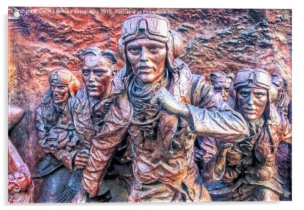   Battle Of Britain Monument 2 - The Embankment Acrylic by Colin Williams Photography