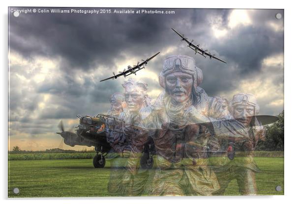  The Ghosts Of East Kirkby Acrylic by Colin Williams Photography