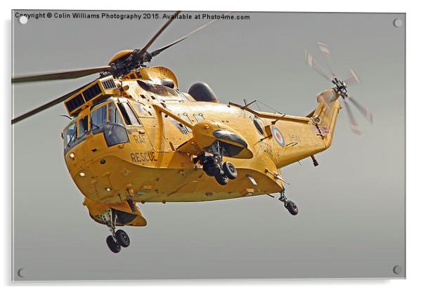  Rescue Hero The Westland Sea King Acrylic by Colin Williams Photography