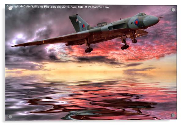  Sunset on The Vulcan Acrylic by Colin Williams Photography
