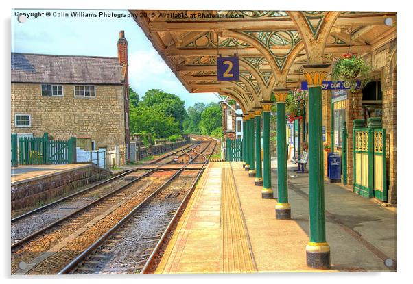  The Station  Knaresborough  Yorkshire Acrylic by Colin Williams Photography