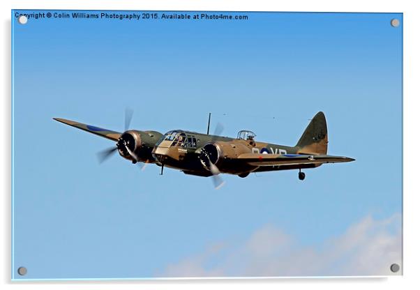  Bristol Blenheim RIAT 2015 4 Acrylic by Colin Williams Photography
