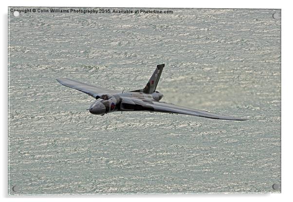  Vulcan XH558 from Beachy Head 6 Acrylic by Colin Williams Photography