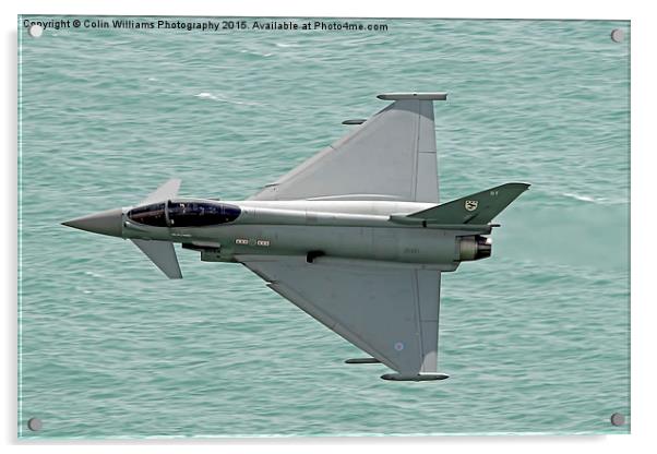  Eurofighter Typhoon - Eastbourne 1 Acrylic by Colin Williams Photography