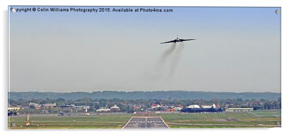  The Vulcan Farewell Tour Farnborough 1 Acrylic by Colin Williams Photography