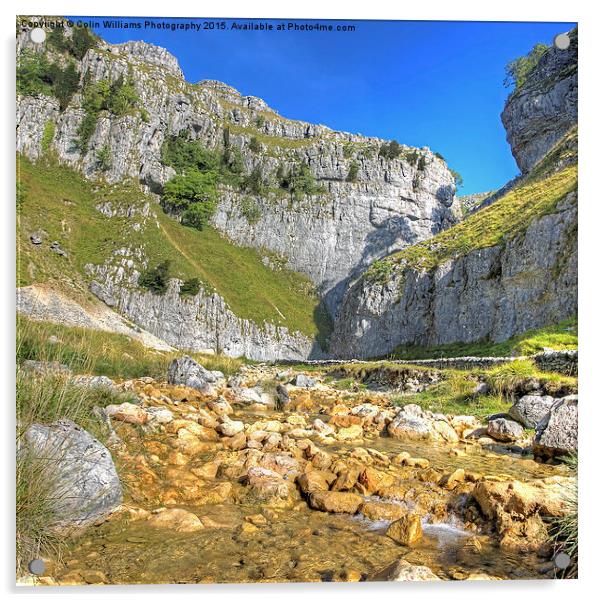  Gordale Scar 1 Acrylic by Colin Williams Photography