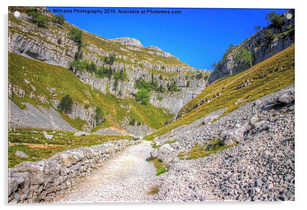   Gordale Scar 2 Acrylic by Colin Williams Photography