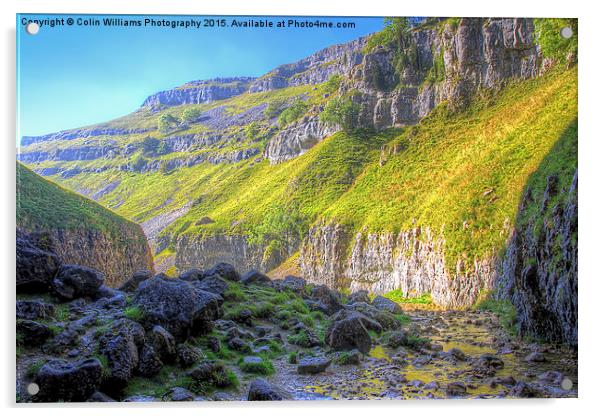   Gordale Scar 4 Acrylic by Colin Williams Photography