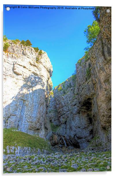    Gordale Scar 5 Acrylic by Colin Williams Photography