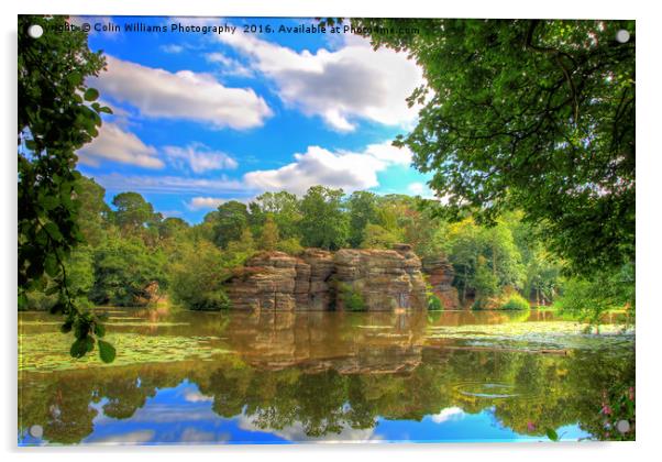 Plumpton Rocks North Yorkshire 3 Acrylic by Colin Williams Photography
