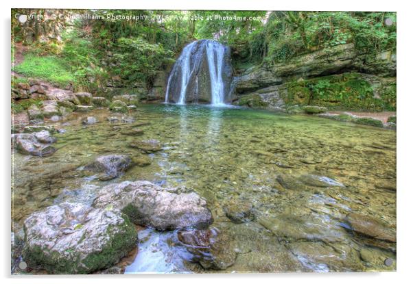  Janets Foss 2 - North  Yorkshire Acrylic by Colin Williams Photography
