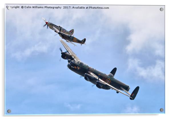  The Battle Of Britain Memorial Flight - RIAT 1 Acrylic by Colin Williams Photography