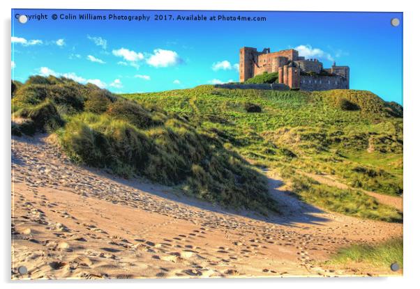 Bamburgh Castle 2 Acrylic by Colin Williams Photography