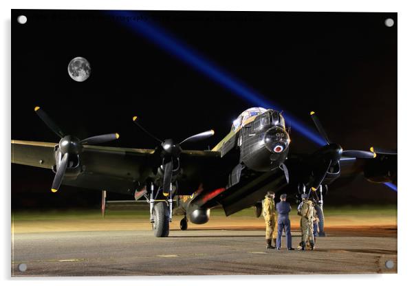  Just Jane A Bombers Moon Acrylic by Colin Williams Photography