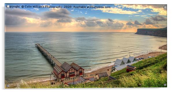 Saltburn Peir Acrylic by Colin Williams Photography