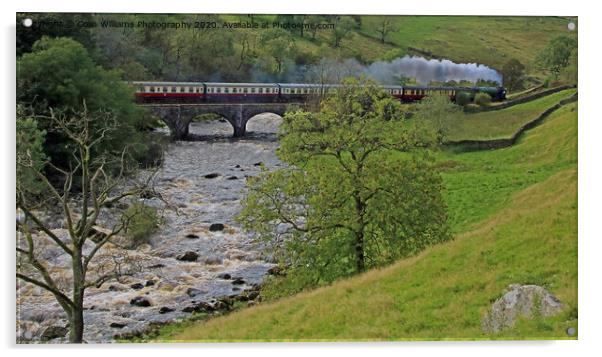 Tornado 60163 crosses the River Ribble 3 Acrylic by Colin Williams Photography