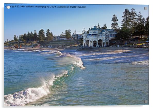 Cottesloe Beach Western Australia Acrylic by Colin Williams Photography