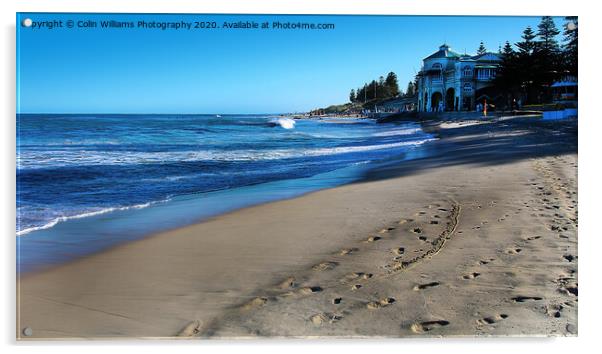 Cottesloe Beach Western Australia 2 Acrylic by Colin Williams Photography