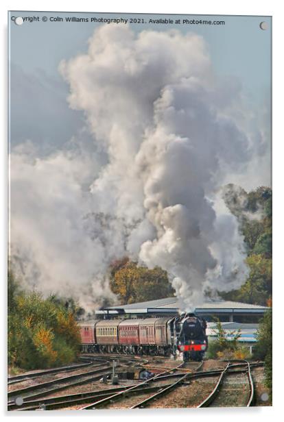  Black 5 Steam Engines LMS Stanier Class 5 4 6 0 Acrylic by Colin Williams Photography