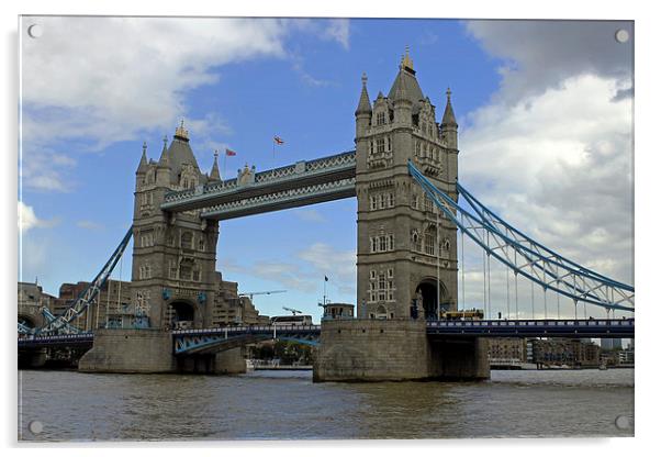  Tower Bridge  Acrylic by Tony Murtagh