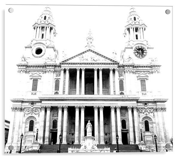 St Pauls Acrylic by Westley Grant