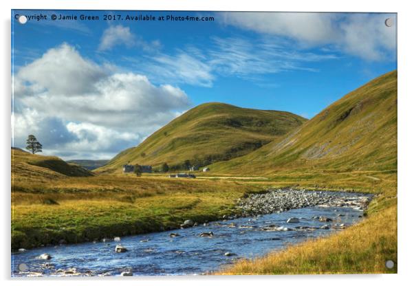 Strathdearn Acrylic by Jamie Green