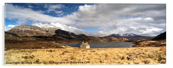 Loch Stack and Arkle Acrylic by Jamie Green