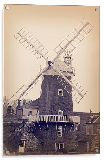 Windmill Acrylic by Castleton Photographic