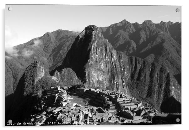 Lost City Of The Inca  Acrylic by Aidan Moran