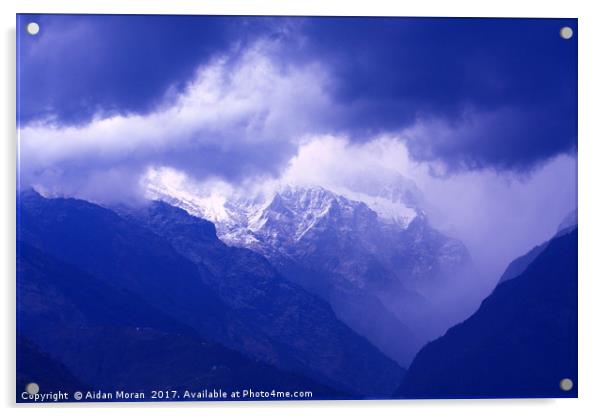 Himalayan Light  Acrylic by Aidan Moran