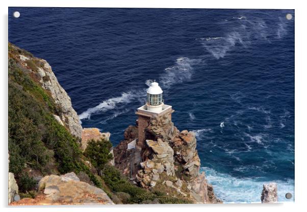 Cape Of Good Hope Lighthouse  Acrylic by Aidan Moran