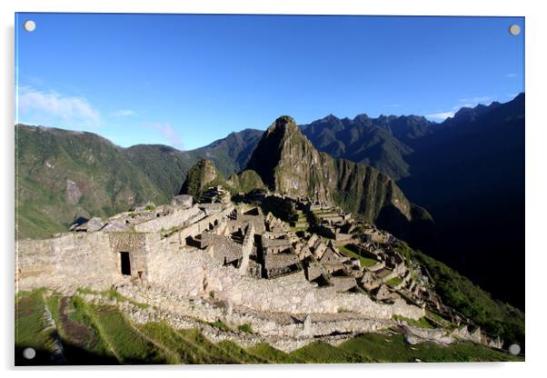 Machu Picchu Citadel, Peru, South America  Acrylic by Aidan Moran