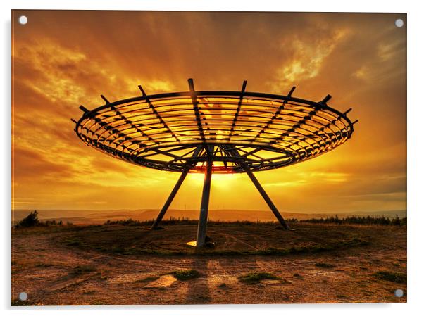  Glowing Halo Acrylic by David McCulloch