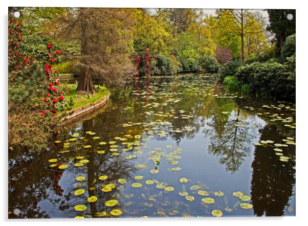 Lakeside Gardens Acrylic by David McCulloch