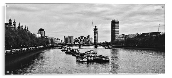 From Westminster Bridge Acrylic by Chris Nowicki