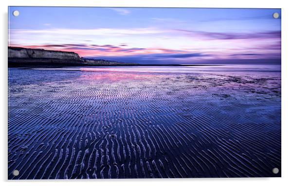Epple Bay after Sunset Acrylic by Ian Hufton