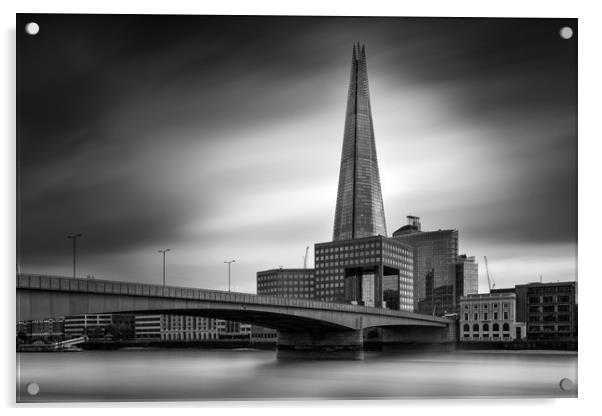 The Shard London Acrylic by Ian Hufton