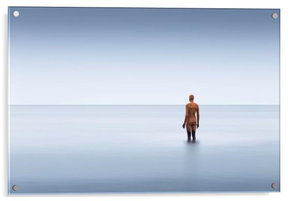 Antony Gormley - Another Time Acrylic by Ian Hufton