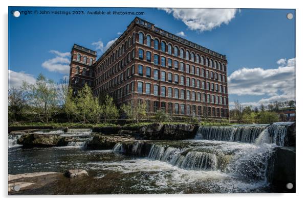 Historic Anchor Mill Building Acrylic by John Hastings