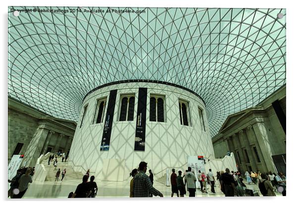 British museum roof Acrylic by John Hastings