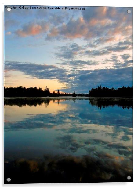  Morning Of The Lake. Acrylic by Gary Barratt