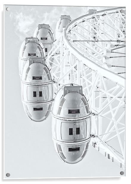 London Eye Pods Acrylic by Adam Payne