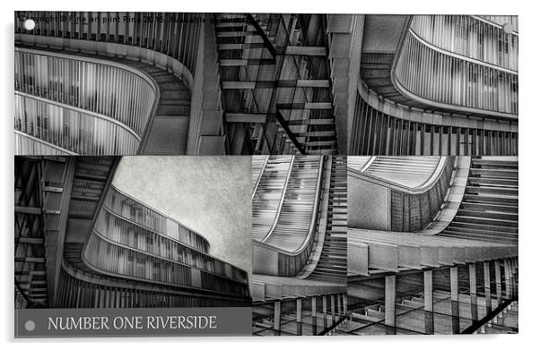  Number one Riverside, Rochdale Acrylic by Fine art by Rina