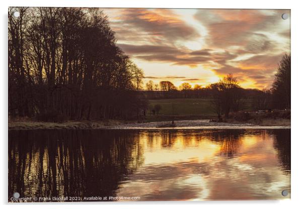 Beautiful Sunrise Acrylic by Frank Goodall