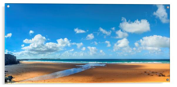 Watergate Bay, Cornwall Acrylic by Maggie McCall