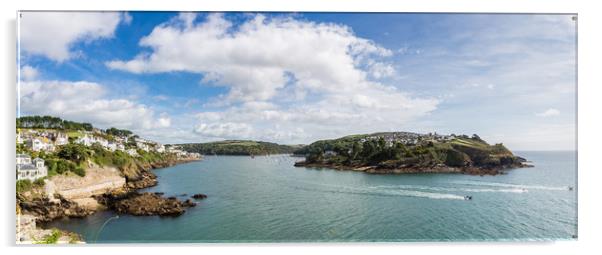 The Fowey River Mouth from St Catherine's Castle Acrylic by Maggie McCall