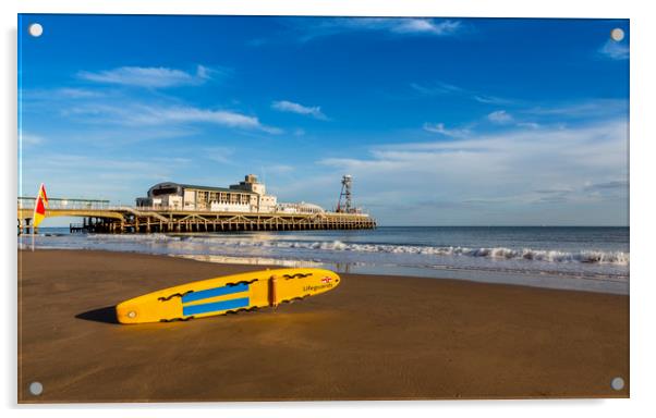 Bournemouth Pier, Dorset, UK Acrylic by Maggie McCall