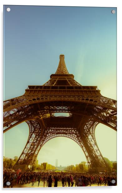 Eiffel Tower. Acrylic by Maggie McCall